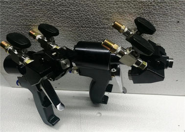 Cina Piston Pistol Semprot Polyurea Ganda Ukuran Kecil Dengan Katup Pengalih Manual pemasok